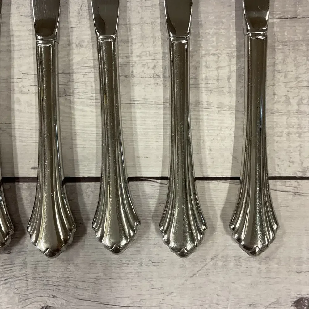 Oneida BANCROFT‎ Stainless Steel Flatware Set Of 7 Dinner Knives